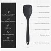 Food Grade Silicone Spoon Spatula Heat Resistant Cooking Spoon Flexible Nonstick Baking Scraper Stirring Scooping Salad Mixing