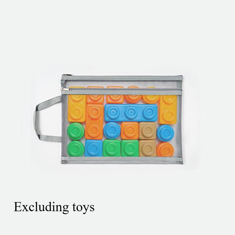 3PCS Handheld Mesh Storage Bag for Daily Necessities Portable Storage Bag for Children's Toys and Building Blocks Storage Bag