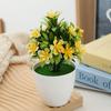 1pc Artificial Potted Plant Small Bonsai Flowers Pot Simulated Tree Ornaments Wedding Home Hotel Office Table Decor Fake Plants