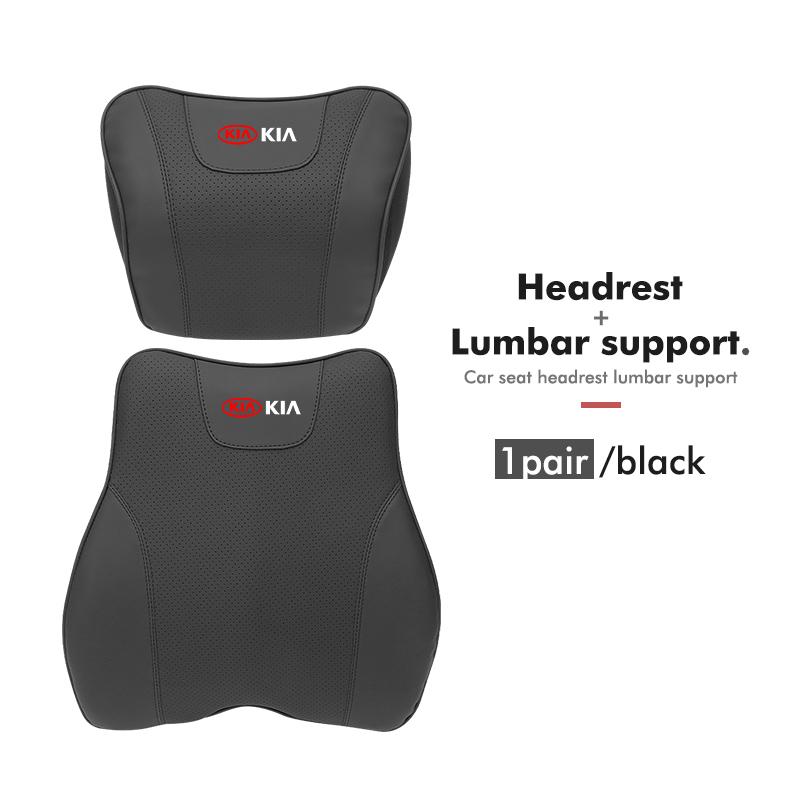 For KIA Car Neck Cushion Lumbar Support Pillow Waist Cushion Sorento Stinger Soul Spectra Niro Cadenza Sephia