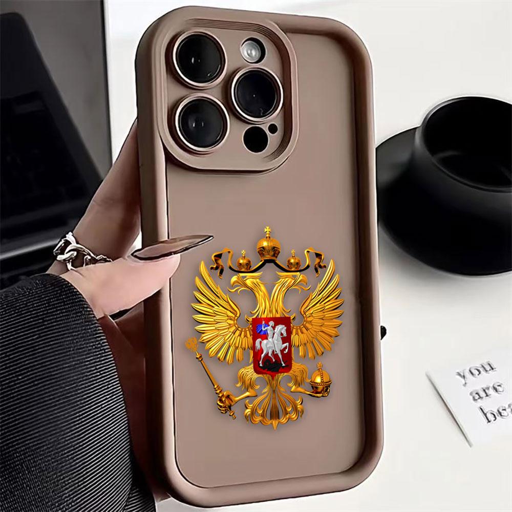 Russian Emblem Flags Phone Case For HONOR X9D X9B X9A X8C X8B X8A X8 X7A X6A X7 X9 MAGIC 5 6 7 8 Y9 DIY Shell Funda Case Cover