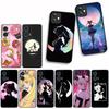Funda Coque Cover for Apple iPhone 15 14 16 Plus XS 13 11 12 Pro Max XR X 16E ProMax Phone Case Cat Sailors Beautiful Girl Moon