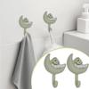 Cute Towel Hooks Cloud Aesthetic Key Hooks 2X Moon No Trace Adhesive Wall-Mounted Jewelry Organizer Cute For Keys Apartment