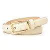 Womens Leopard Print Buckle Belt With Metal Pin Clasp - Fashionable Waistband Jeans Casual Office Wear