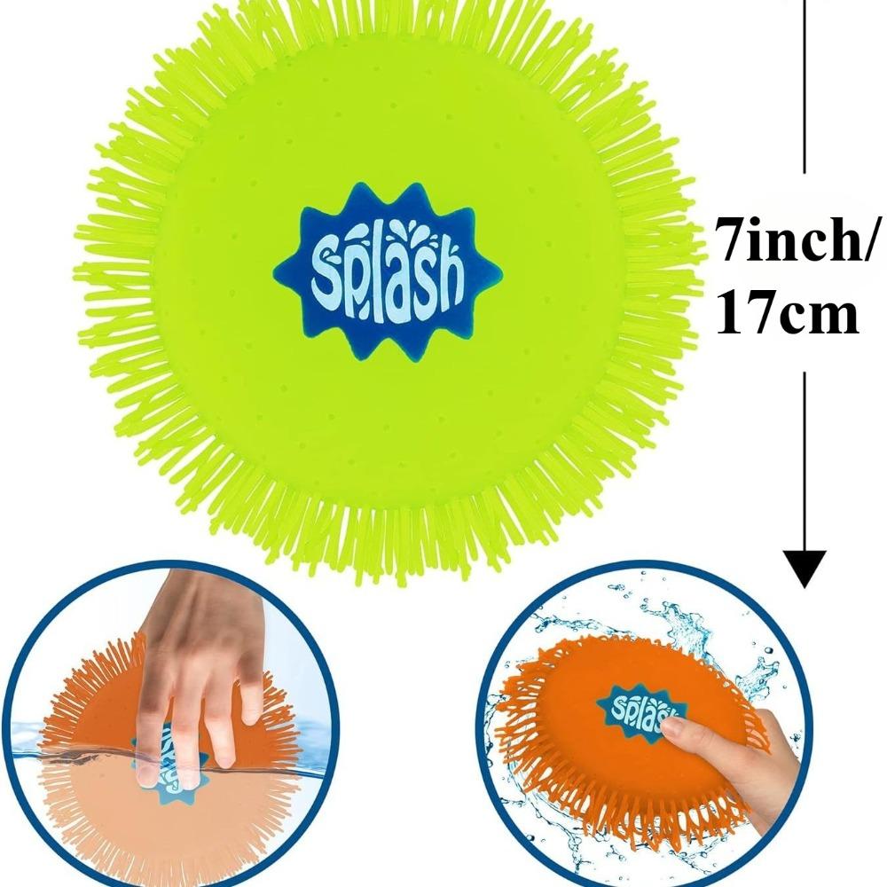 Water Flying Discs for Kids Soft Sports Disc Soaks The Target On Impact Swimming Pool Toys Beach Water Toys Fun Outdoor Games