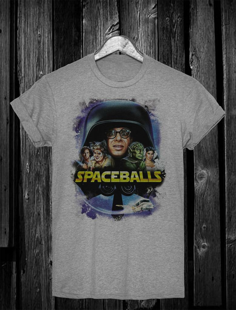 Spaceballs Filmen Unisex T-skjorte Retro Kult Sci-Fi Skroob