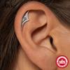 AIDE 925 Silver 1Pc Shiny Geometric Sailboat Hidden Helix Piercing Earring For Women Punk Jewelry Personalities Fashion