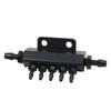 5 Port Car Vacuum Block Intake Manifold Kit Fuel Gas Wastegate Turbo Boost