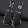 Interior Mouldings Zinc Alloy Leather Car Key Case Cover For Subaru BRZ STI XV SV Forester Legacy Outback Crosstrek Impreza WRX 