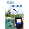 Sonar Fish Finder Handheld Fish Detector Transducer with LCD Display Portable Boat Kayak Night Fishing Depth Finder