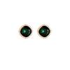 New retro ear clips without ear holes, crystal temperament versatile mosquito coil disc earrings, female mosquito coil disc zircon exquisite earrings.