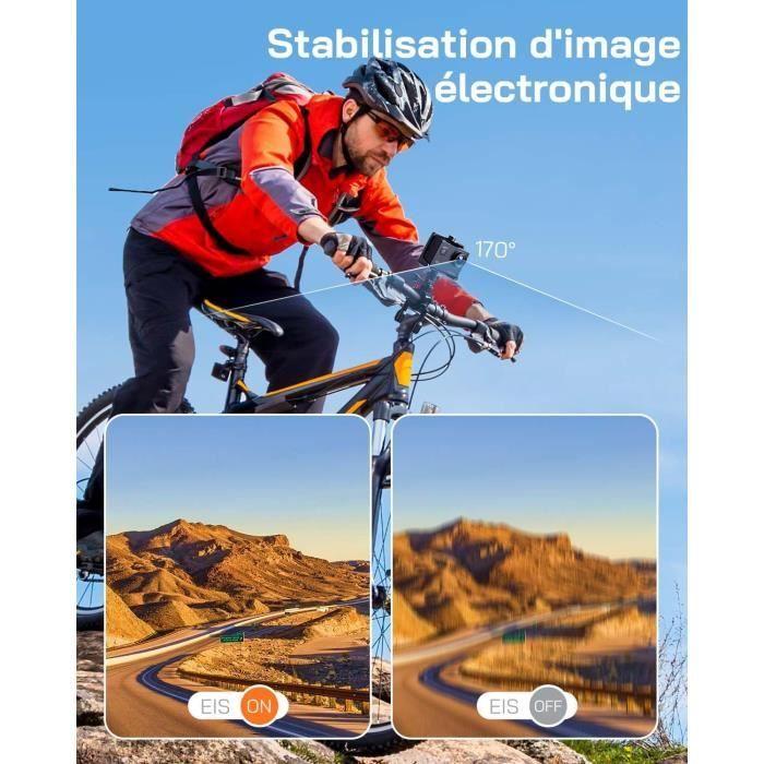 Cámara Deportiva - WOLFANG - GA100 - 4K 30 FPS - 20 MP - Sumergible hasta 40m