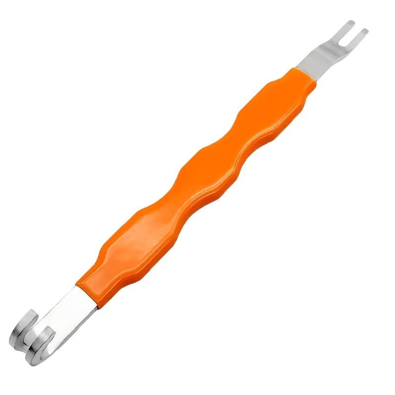 

1pc Automotive Electrical Clip Removal Tool – Durable Metal Terminal Connector Separator with & Handles for Car Repair and Maintenance 1PC помаранчевий