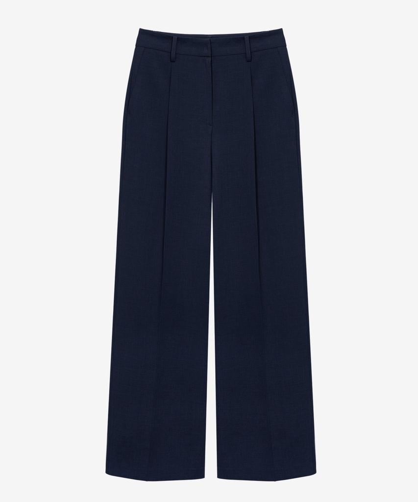 MIND BRIDGE WOMEN [W] Single-Pleat Wide Slacks - 3 Colors