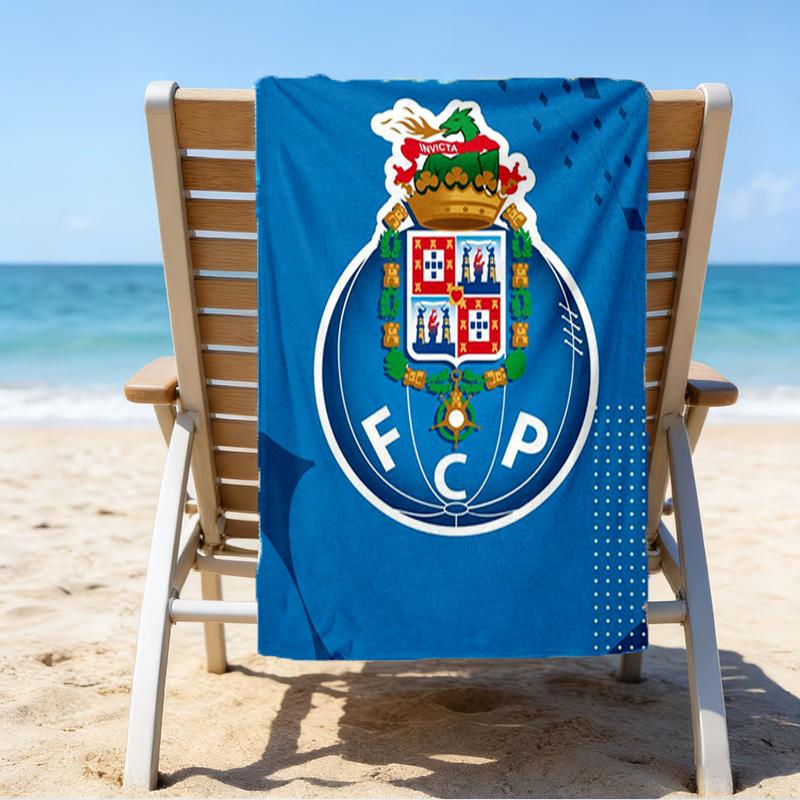Fc Space Emblem Printed Beach Towel, Super Soft Microfiber, Perfect Gift Birthday, for Pool, Beach, Travel, for family and friends