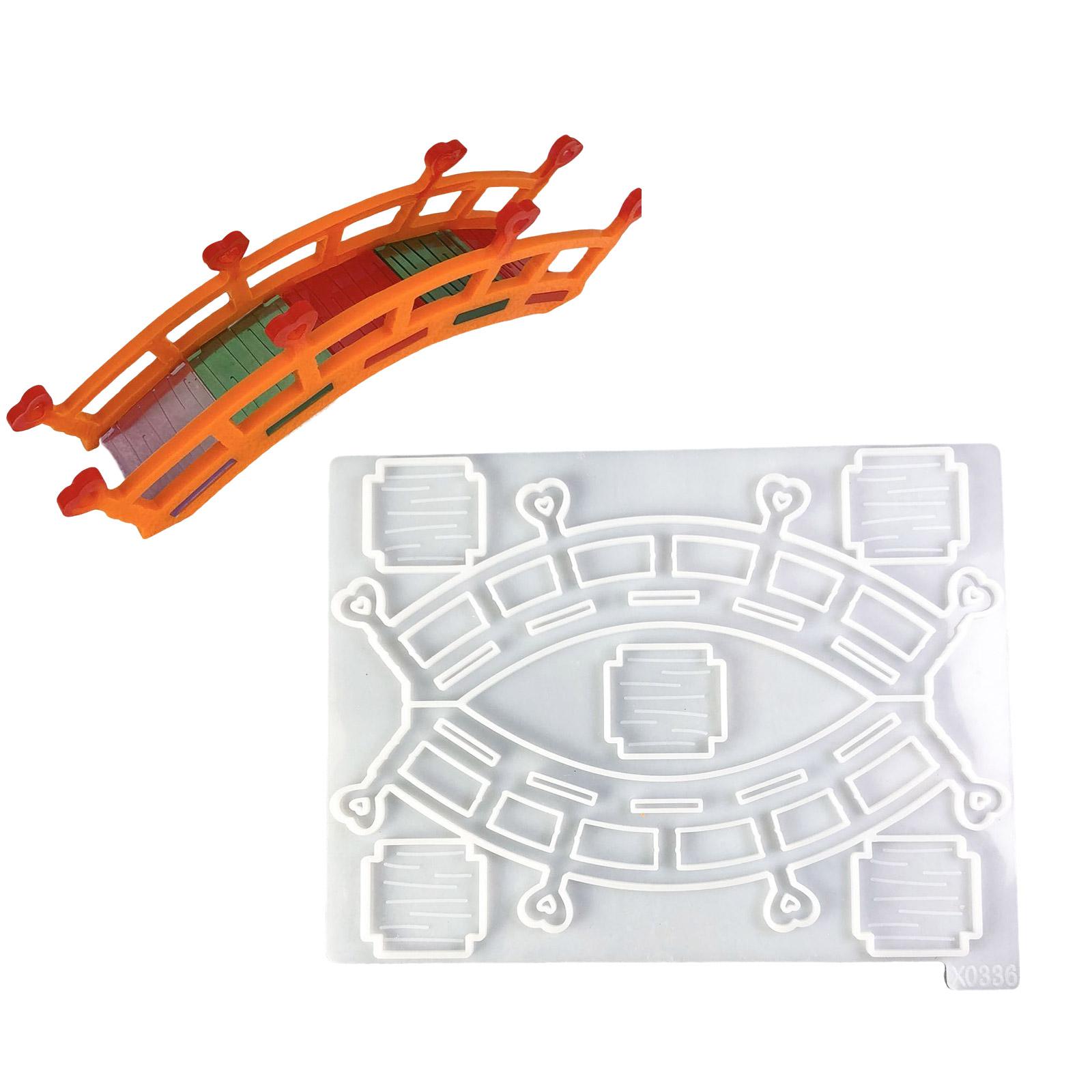

Bridge Ornament Silicone Mold Realistic Texture Perfect for Handcrafting Nature Inspired Decorations for Home or Office