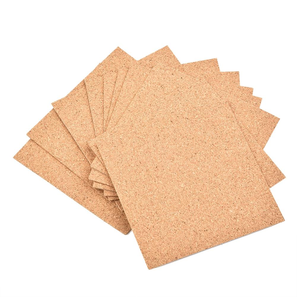 For Home Cork Mat Mat Self-adhesive Square 100 X 100 X 1mm Backing