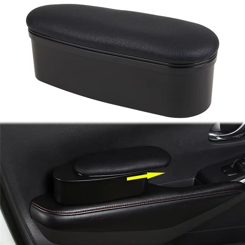 SEAMETAL Armrest Door Storage Box Car Interior Lift Universal Armrest Pad Extend Seat Support Arm Height Adjustment