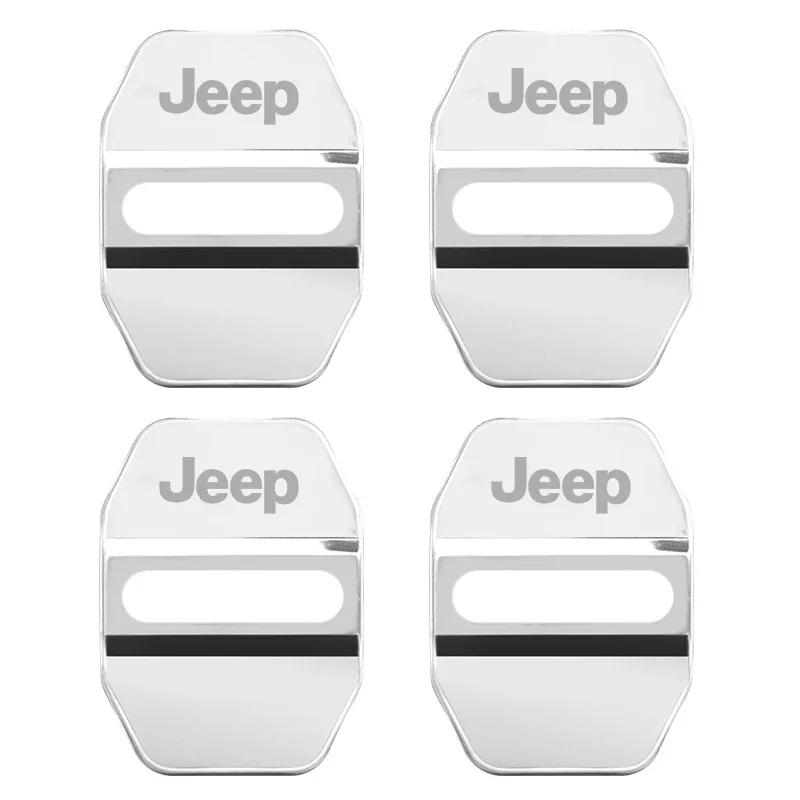 Per Jeep Styling Auto Copri Serratura Porta Per Jeep Renegade Compass Patriot Cherokee Wrangler Grand Cherokee SRT Protettivo E D