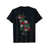 European Sizes Men'S Funny Cat Christmas Tree Print T-Shirt - Crew Neck Short Sleeve, Moisture-Wicking All-Season Comfort