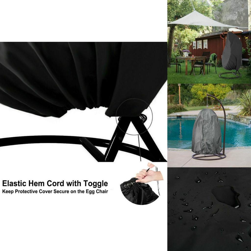 Durable Waterproof Outdoor Hanging Swing Chair Cover For Garden Egg Chair Protection