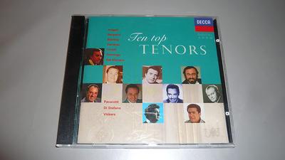CD PAVAROTTI, CARRERAS, BJORLING; DOMI - Dix Top Dix Ténors 4364632 Decca 1993 Japon Classique Occasion