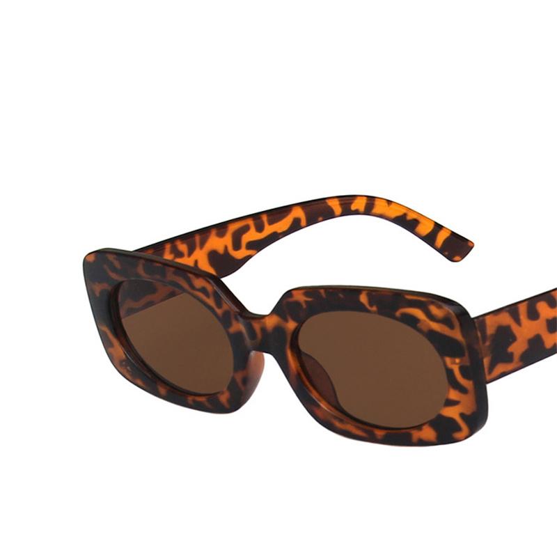 New Yellow Rectangle Sunglasses Women Ins Style Sun Glasses Male Female Brand Designer Candy Colors Small Square Oculos De Sol