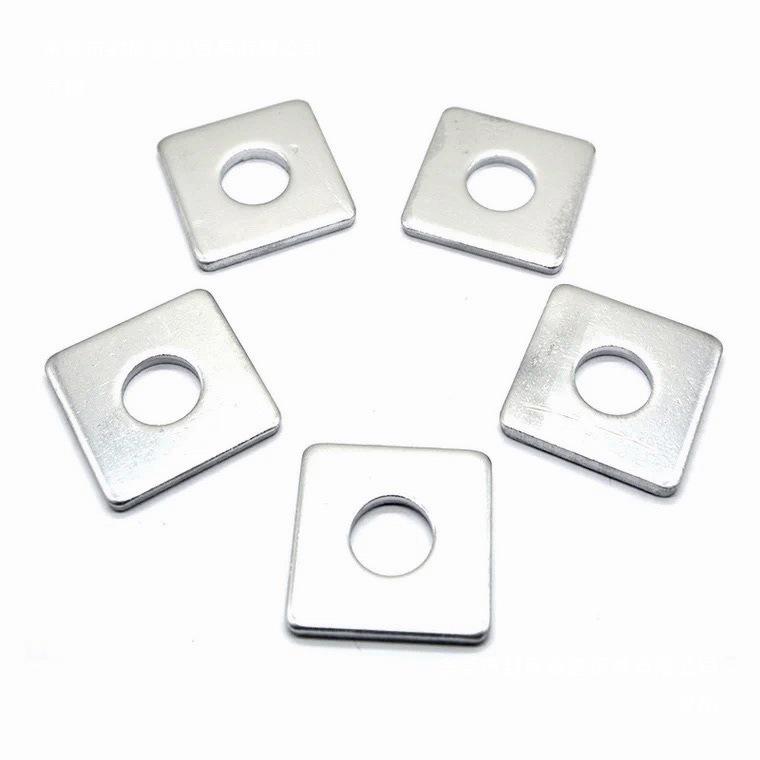 Heavy-Duty Galvanized Square Iron Washer for Curtain Wall 20/25/30/40/50