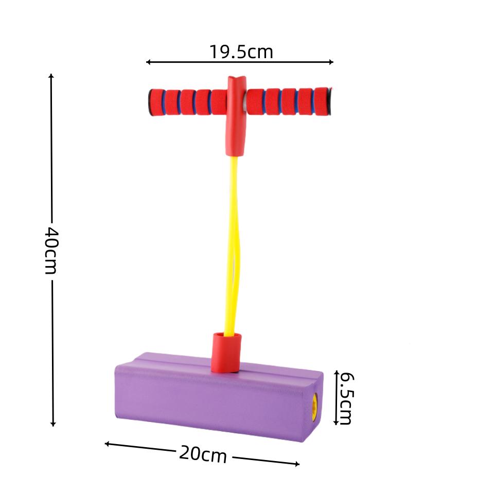 Kid's Long Height Balance Toy Foam Bouncing Strength Training Toy Frog Jumping Sports Kid Indoor Outdoor Sport Fitness Equipment