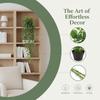 Hedera Artificial Plant In A Pot A Vibrant Fake Plant For Balcony And Bedroom Decoration Pea Pod Vine Hanging Pot Decoration