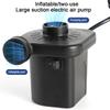 Portable Electric Air Pump Quick-Fill Air Mattress Pump Inflator/Deflator Pumps for Inflatables Air Mattress Bed Couch Swim Ring