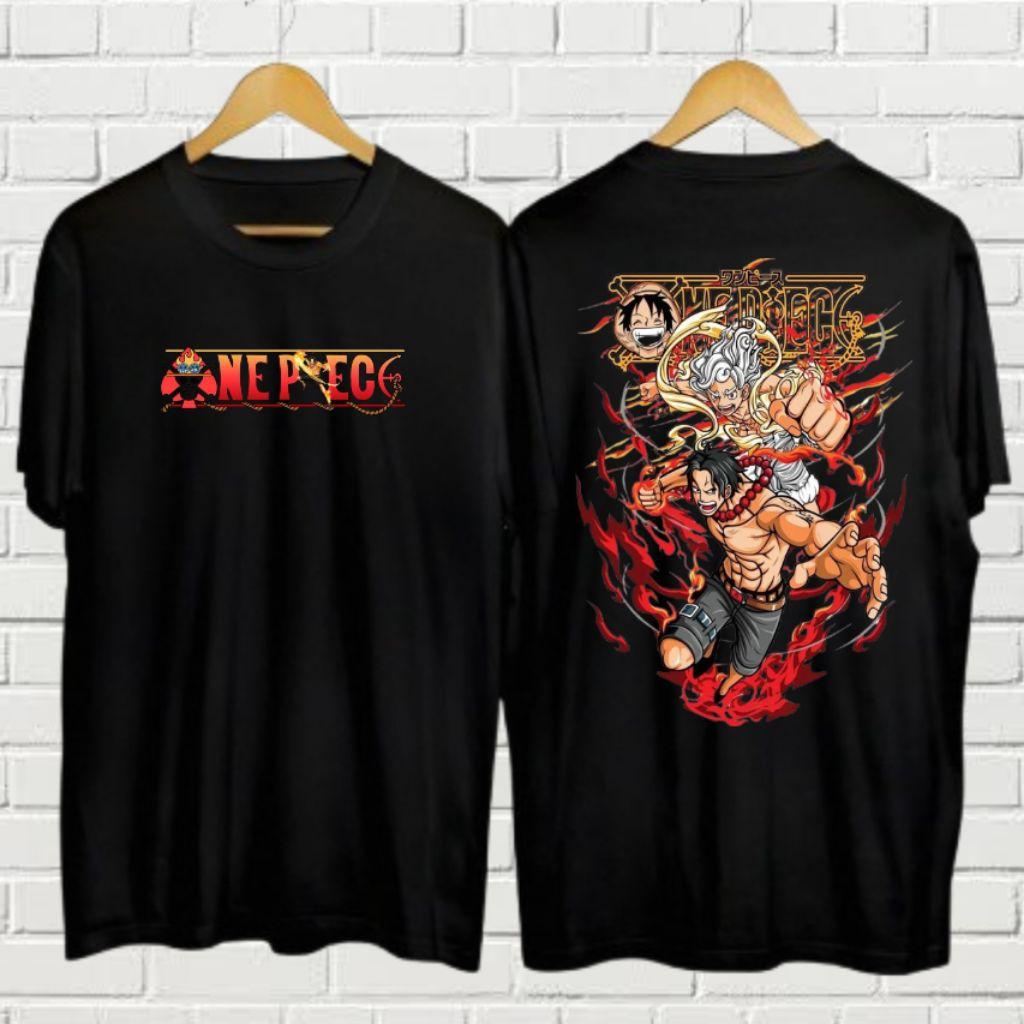 One Piece Japanese Anime Print Unisexs Cotton Tshirt Streetwear 2026 Summer Round Neck Tops Unisex Women Clothes Tee Overside