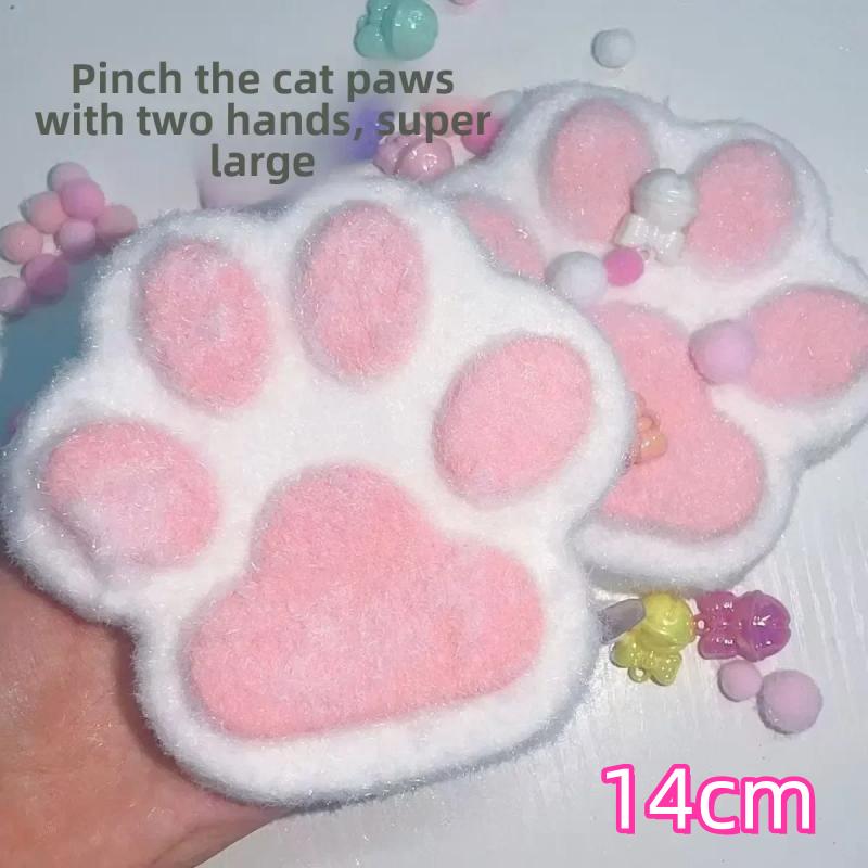 12/14 cm Duże Łapki Kota Squishies Zabawki Ręcznie Robione Ultra Miękkie Taba Squishies Duże Łapki Kota Ściskane Fidget Zabawki do Redukcji Stresu