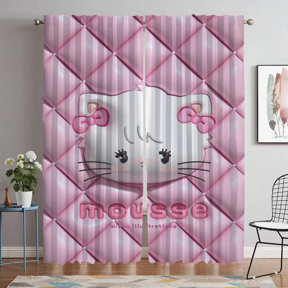 Anti-mosquito Curtains for Camera Mikko Curtains Child Room Halloween Decoration Blackout Curtain Shades Partition Living Modern