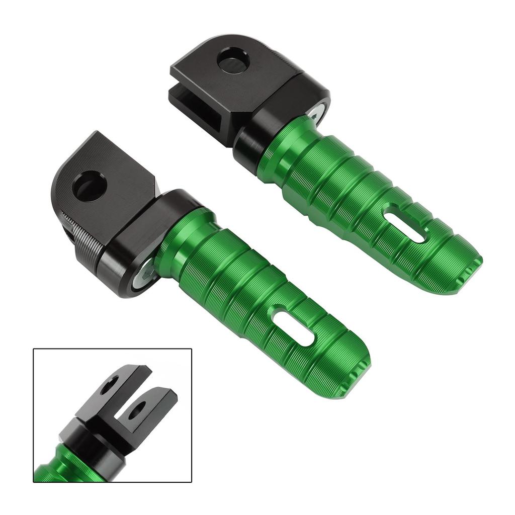 Front Footrests Foot Pegs Fit for KAWASAKI ZX-4R ZX-4RR 24-25 NINJA 400 18-24