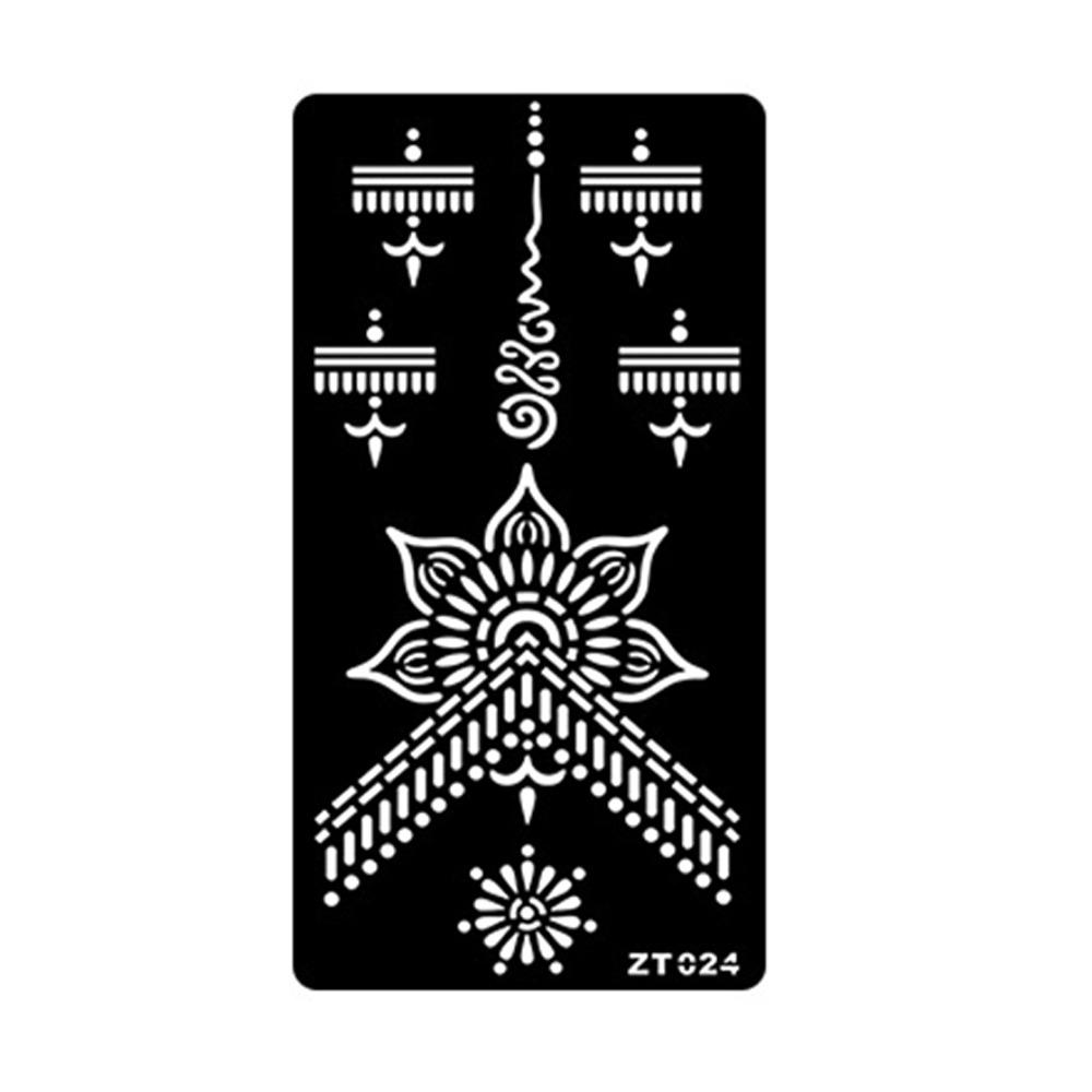 

Floral India Temporary Tattoo Ethnic Style Arm Foot Tattoos Black Tattoo Decals Leg Arm Hand Foot Style-23