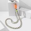 Hand-woven Messenger Mobile Phone Lanyard, Long Color Matching Double-ended Round Buckle, Mobile Phone Back Clip, Adjustable Lanyard