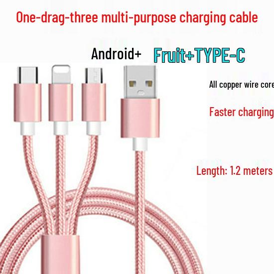 Universal 3-in-1 Charger for Huawei, OPPO, Xiaomi & Vivo Android Phones