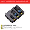 3Pcs Socket Conversion Head Adapter Tool for Various Impact Tool Easy Change Retractable Sleeve High Hardness Rustproof