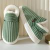 Shevalues Fashion Fur Slippers For Women Men Winter Warm ankles Cozy Furry Slides Home Indoor Soft Sole Plush Slides Cotton Shoe