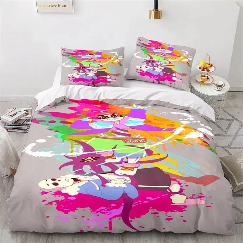 Game Undertale Frisk Sans Bedding Set Boys Girls Twin  Queen Size Duvet Cover Pillowcase Bed Kids Adult Home Textileextile