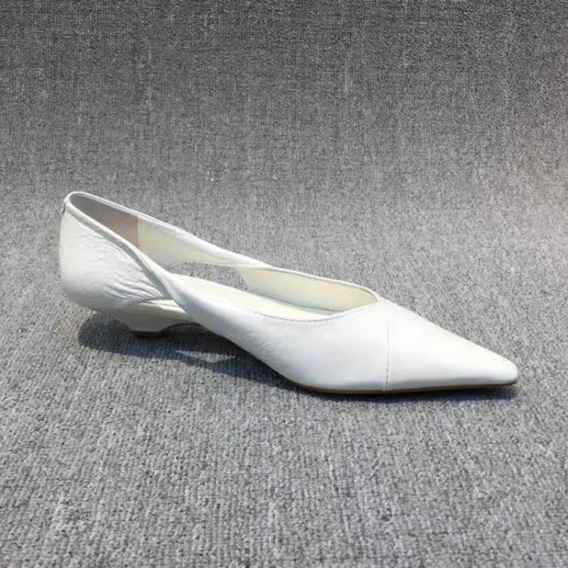 Shoes Woman 2025 Autumn Pointed Toe Modis Casual Female Sneakers Flats Low Heels New Fall Comfortable Cute Dress Solid Lace-Up
