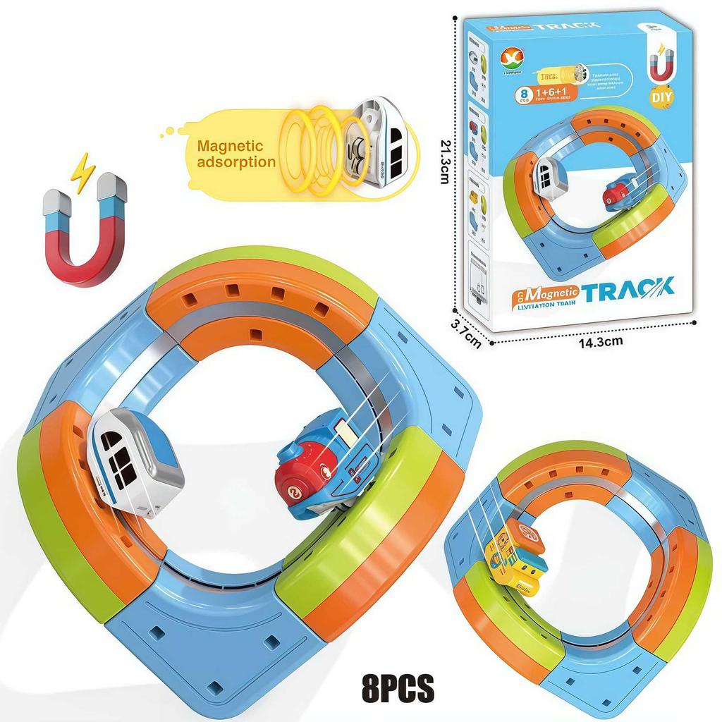 Magnetic Levitation Track Blocks: DIY Educational Toy for Kids