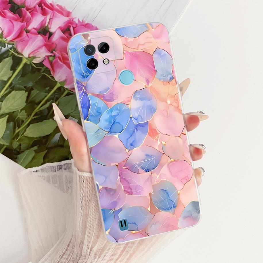 For Realme C21 C21Y Case RMX3201 RMX3261 RMX3263 Cover Cool Dragon Lion Soft Silicone Bumper For Realme C25Y RMX3269 C 21 Fundas