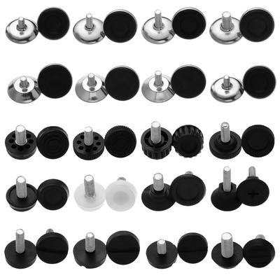 10 Pièces Base Antidérapante Table Chaise Pied Pad Protecteur de Sol Pieds de Mise à Niveau Pieds de Meuble Pieds de Chaise Niveau Meuble Boulon Réglable
