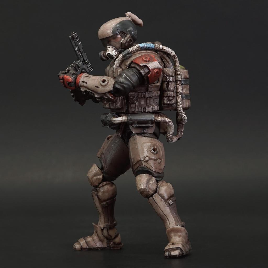 TOYS ALLIANCE LIMITED "Acid Rain" FAV A110 Akagarasu Hazmat Ronin 1/18 Scale ABS Painted Movable Figure