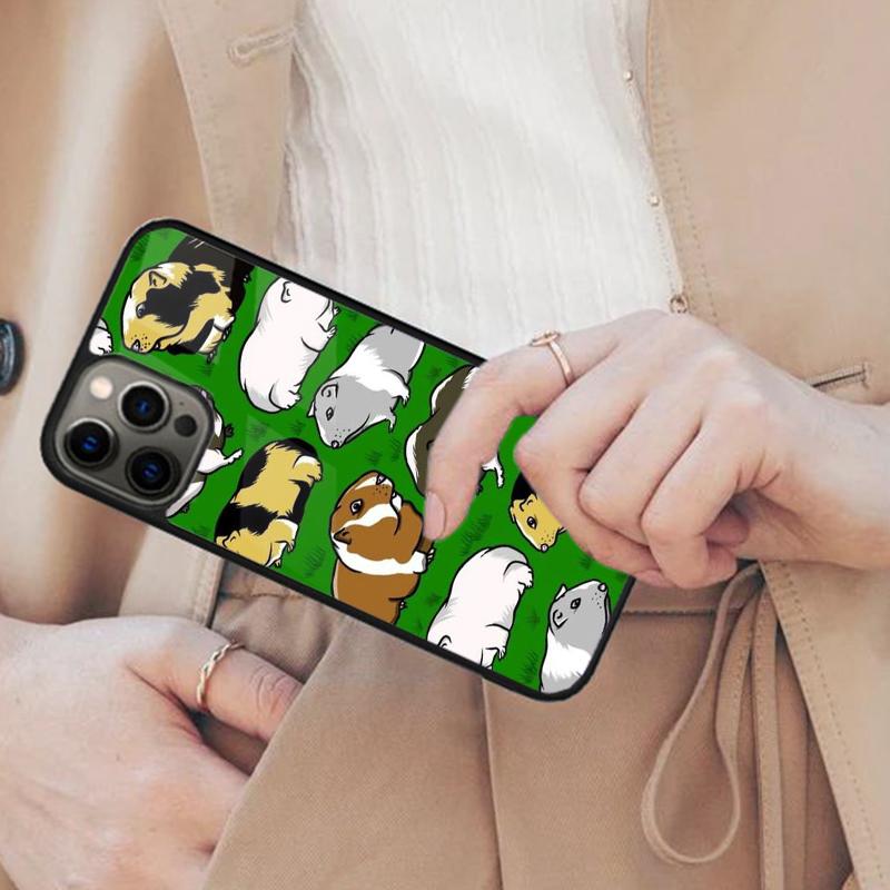 Guinea Pig Breeds Pattern Magnetic Phone Case For APPLE iPhone 17 Air 16 14 13 12 Pro Max 15 Plus Charge With MagSafe Cover