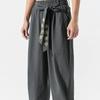 Pantaloni Kimono Casual Giapponesi Uomo Pantaloni Larghi Uomo Abbigliamento Asiatico Tradizionale Pantaloni Harem Ricamati
