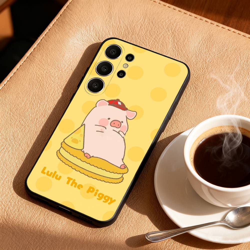 Soft-Soft Lulu Phone Case For Samsung S26,S25,S24,S21,S22,S23,S30,Ultra,S20,FE,Lite,10,9,Black Cover Samsung S26