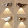 Small Bird Wall Light With Rechargeable Led Sensor For Kids Bedroom Decor